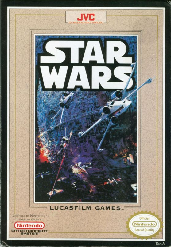 Star Wars box art for Sega Master System